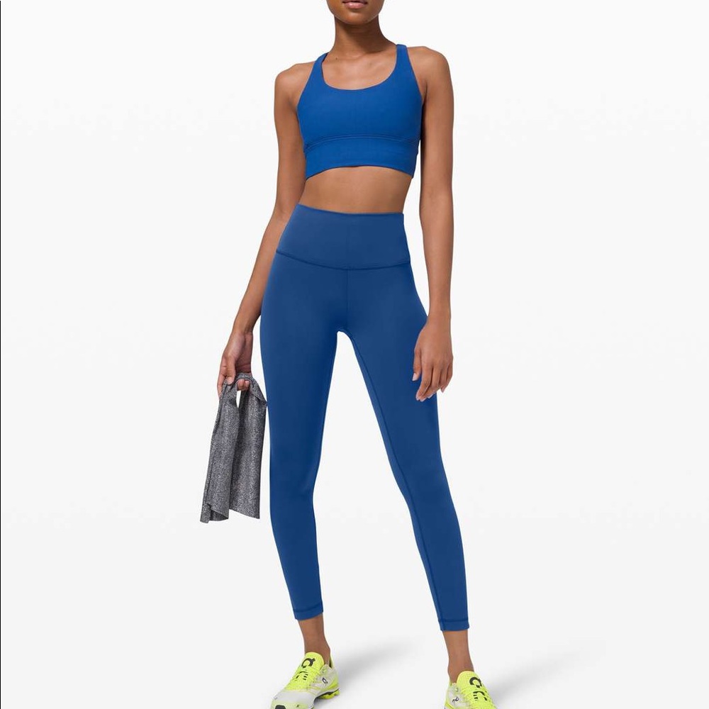 lululemon Wunder Train 25” Regatta Blue Size 6